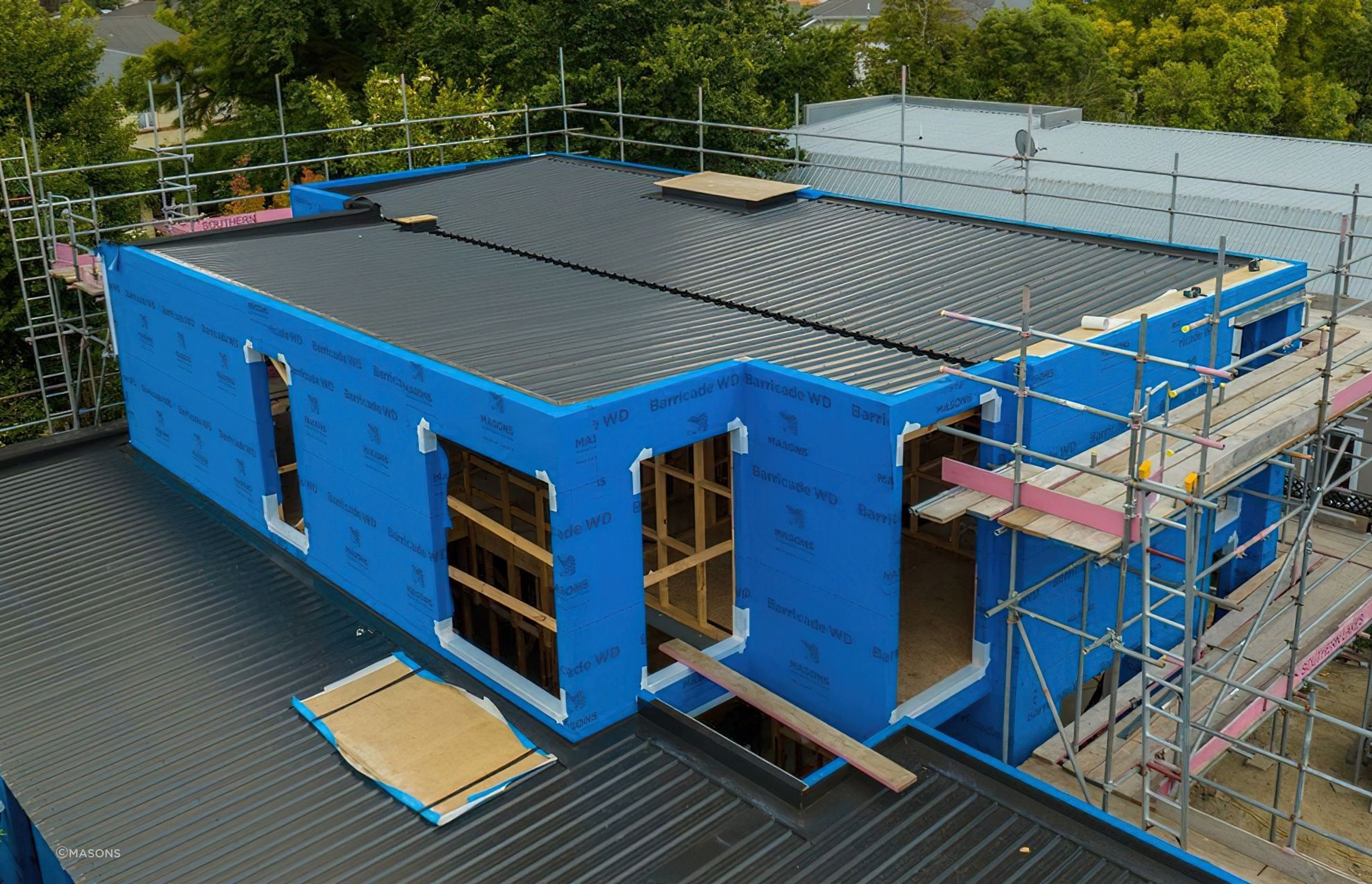 Secure your building from the elements with Masons Barricade Weather Defense System
