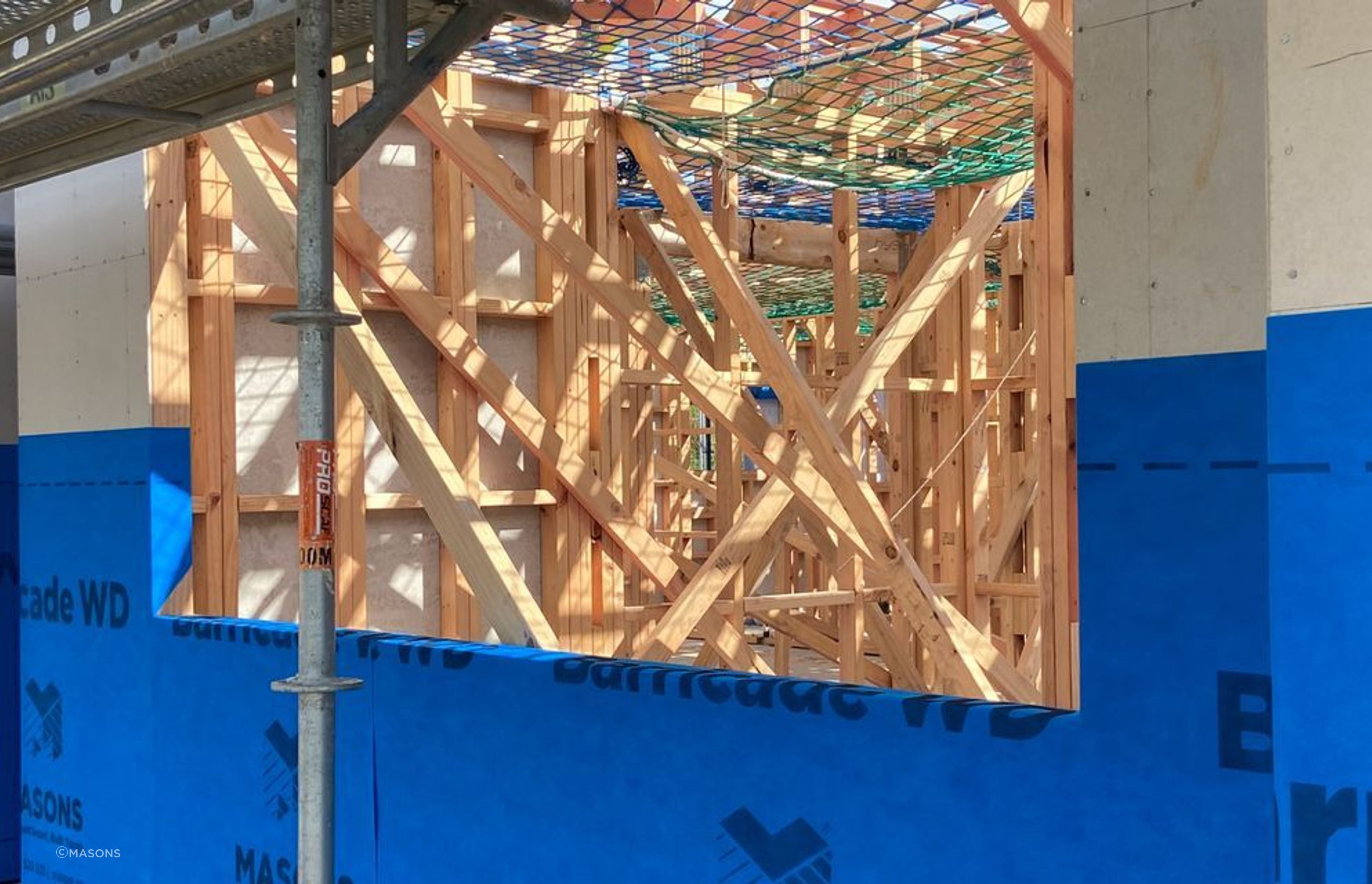 Keeping the project moving with Masons Barricade Weather Defense System