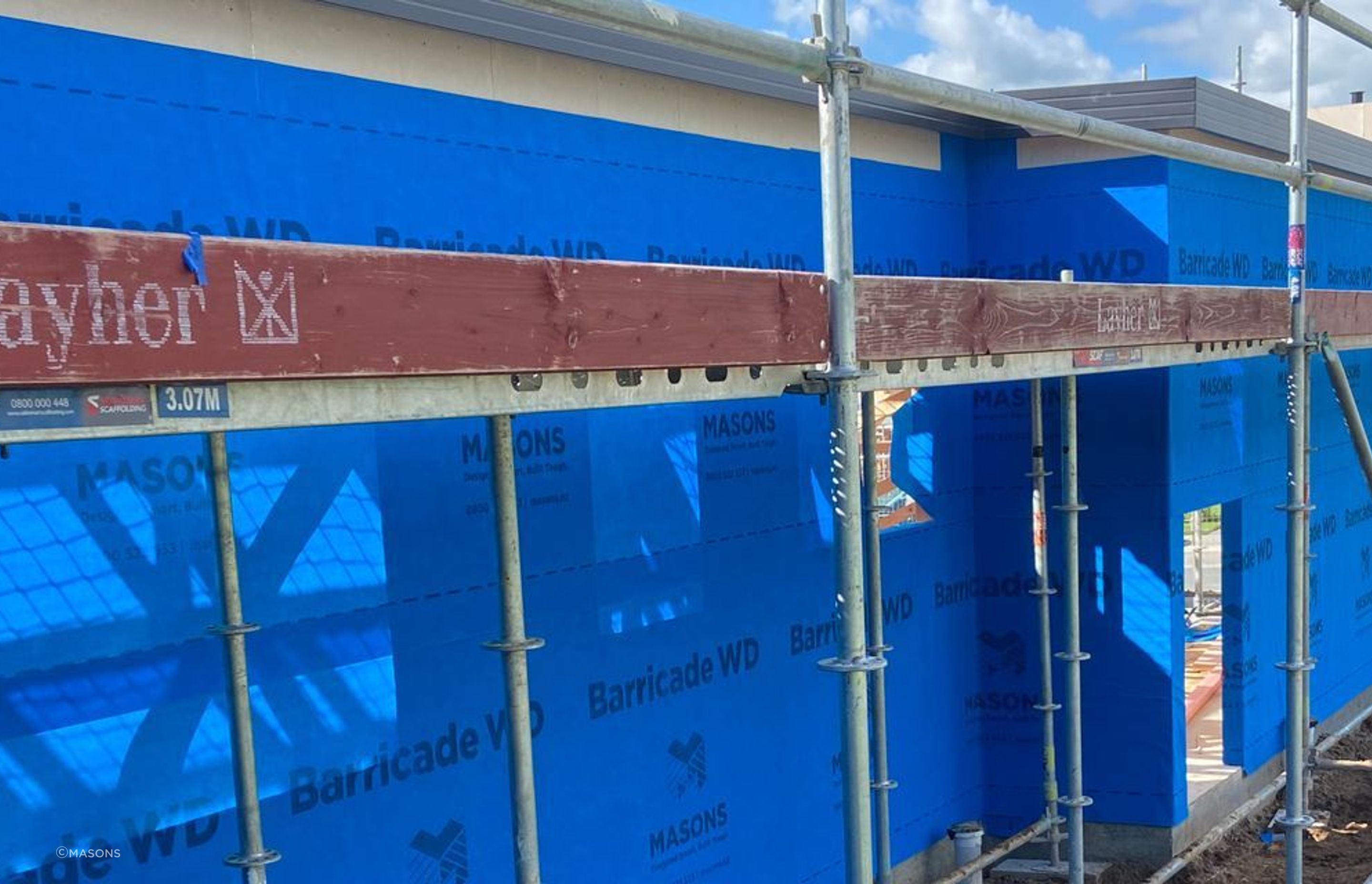 Keeping the project moving with Masons Barricade Weather Defense System
