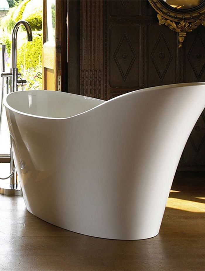 Just Bathroomware - Victoria + Albert Amalfi Slipper Freestanding Bath