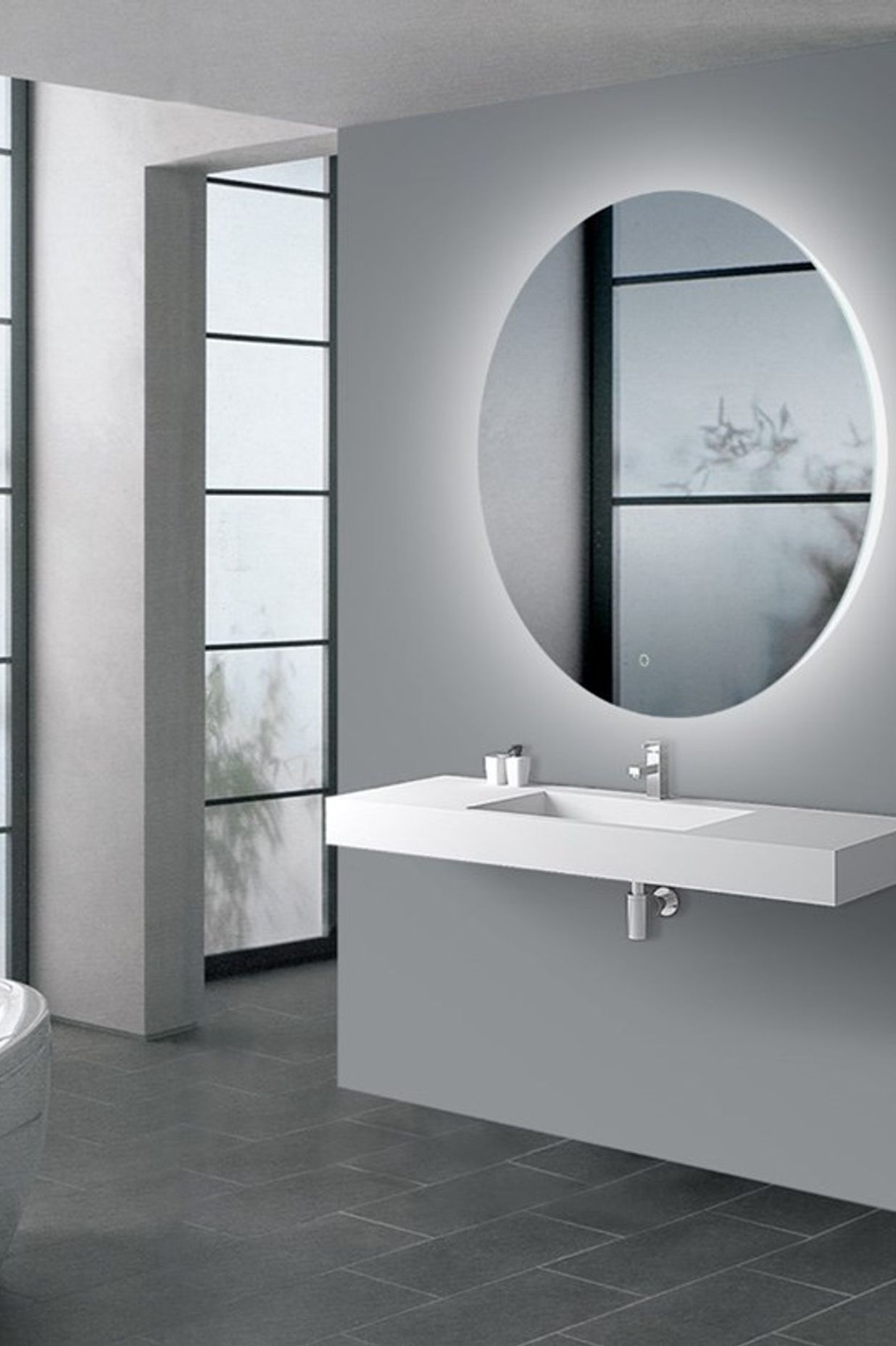 Aquaperla - Backlit Acrylic LED Mirror