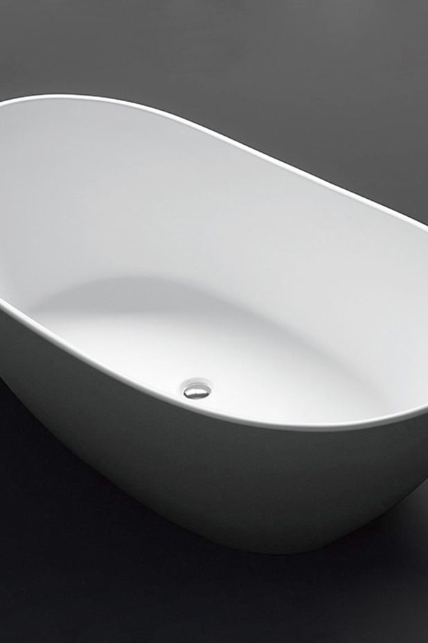 Vanguard Design - Pisa Artstone Matte White Freestanding Bath
