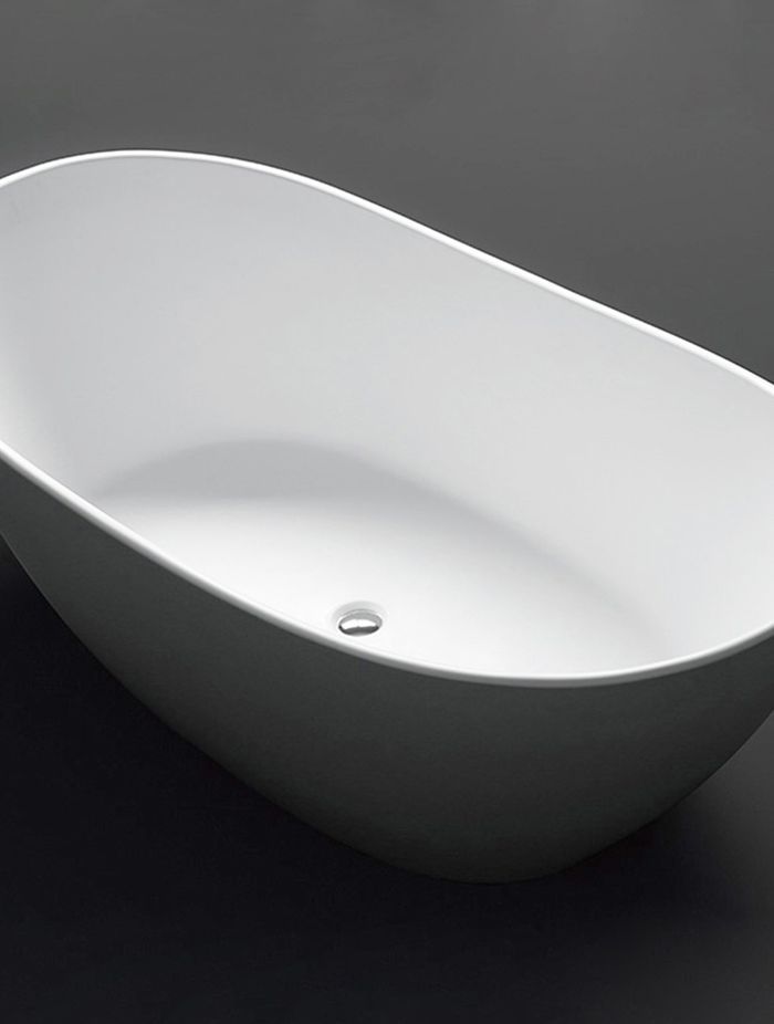 Vanguard Design - Pisa Artstone Matte White Freestanding Bath