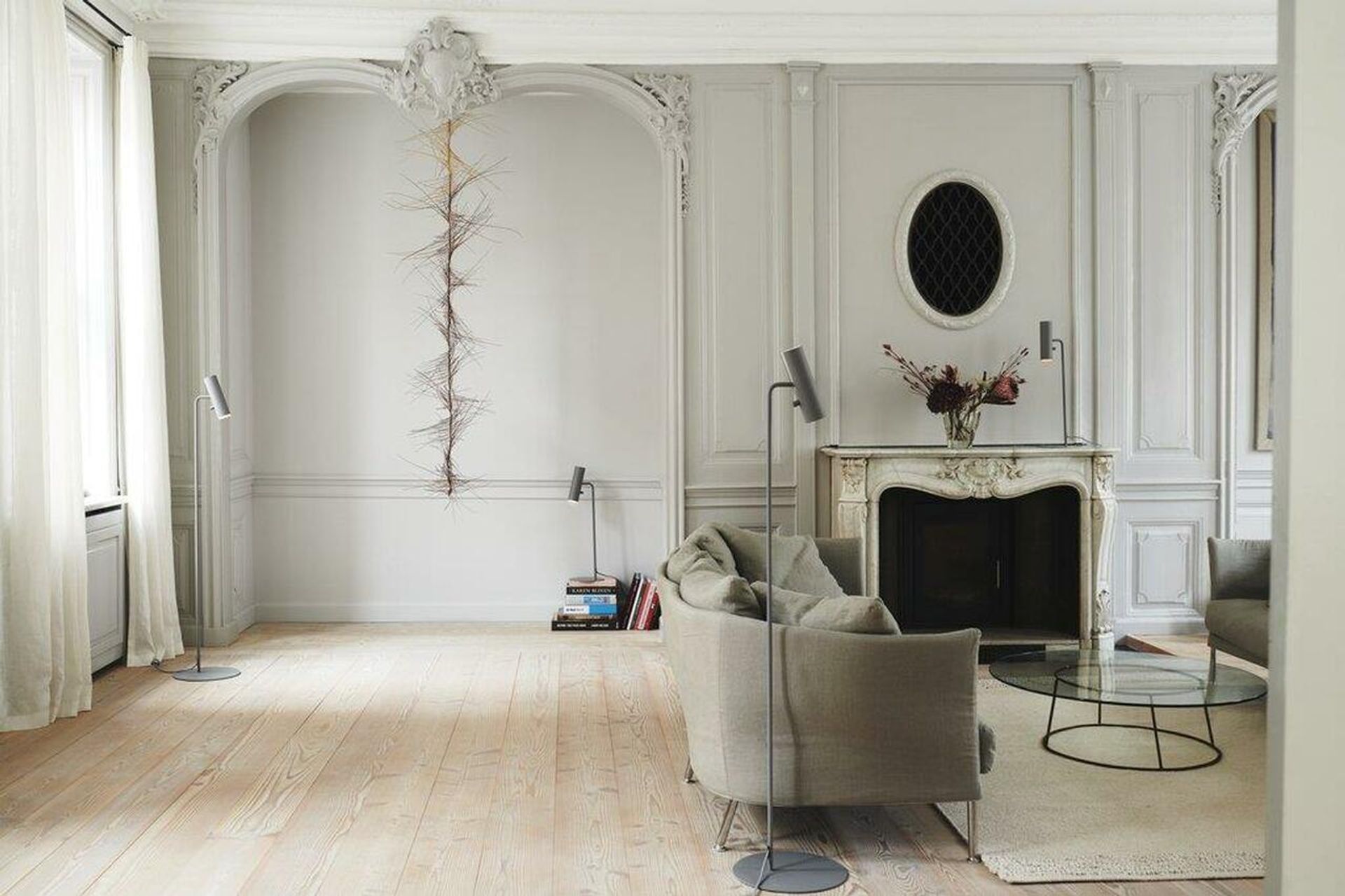 This Nordic, elegant Nordlux Mib6 floor light from Archilight is the perfect example of adding lamps to create a mood.