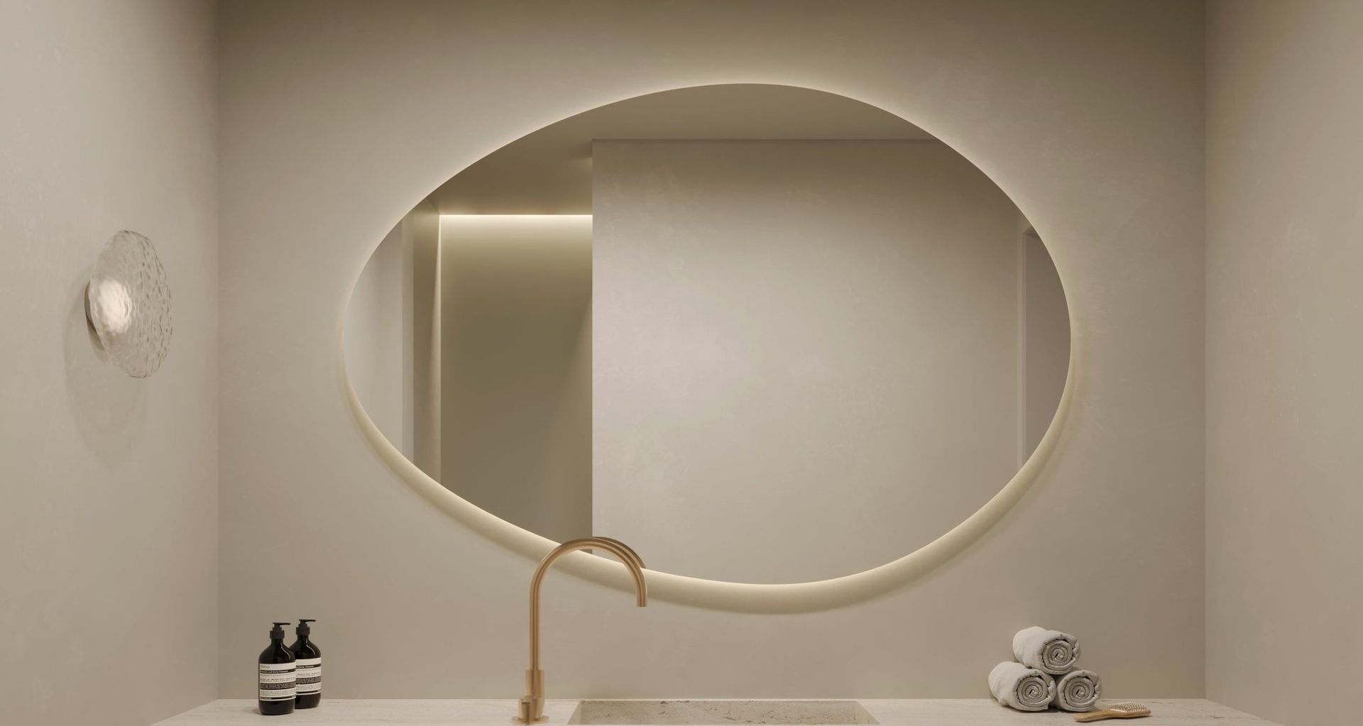 Fia | LED Bathroom Mirror | Mirrors by Reflect®