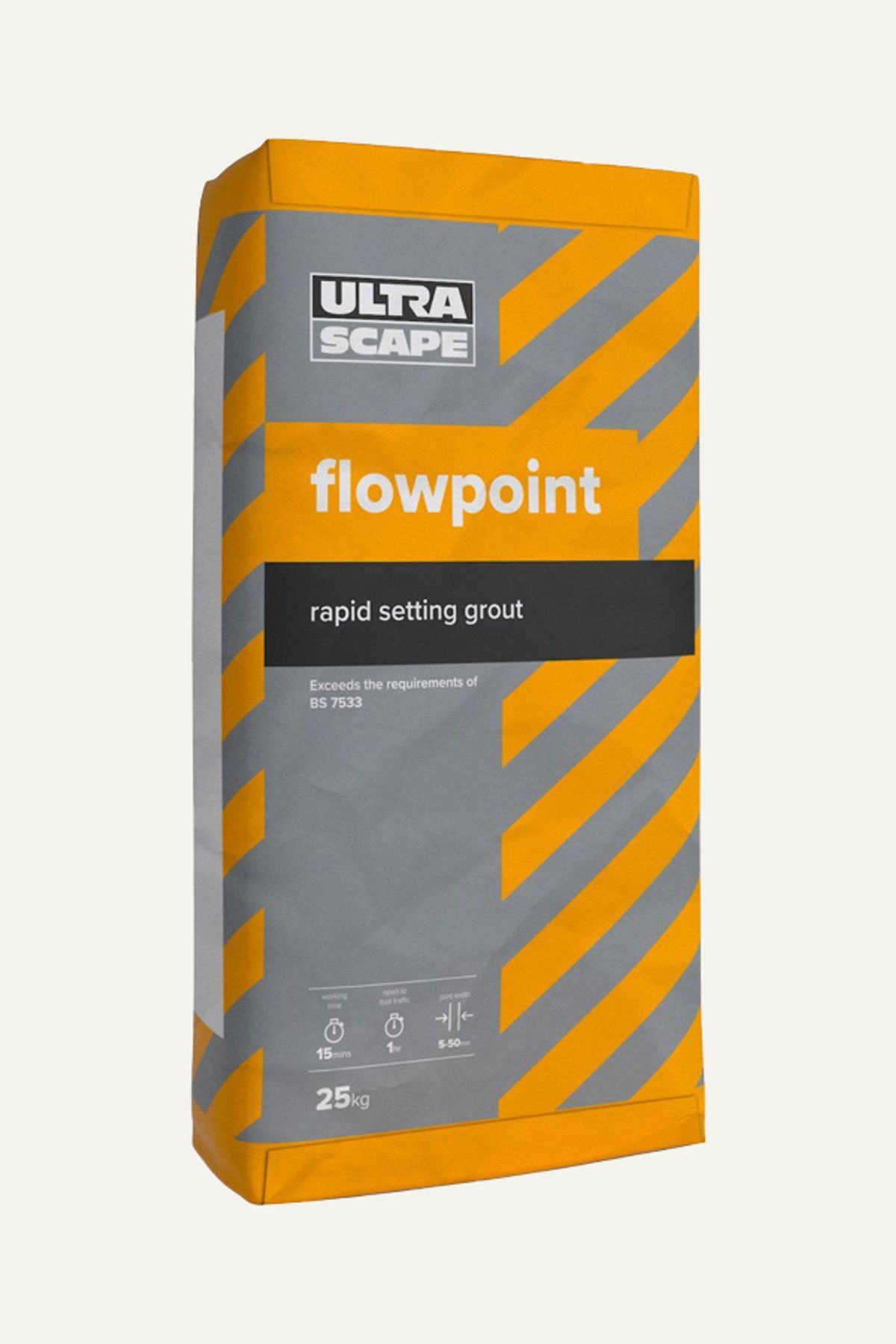 UltraScape flowpoint grout exceeds all the requirements of the latest British Standard. It has been in use for over 20 years in a variety of project environments including public realm, landscaping and domestic. UltraScape flowpoint is synonymous with fas