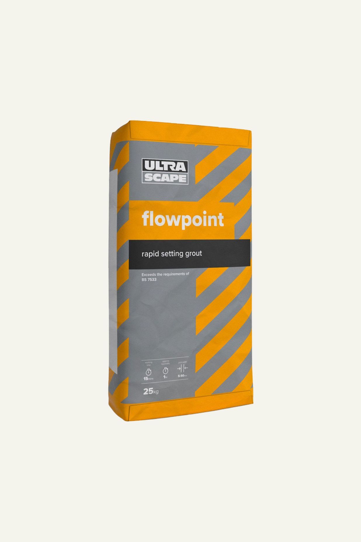 UltraScape flowpoint grout exceeds all the requirements of the latest British Standard. It has been in use for over 20 years in a variety of project environments including public realm, landscaping and domestic. UltraScape flowpoint is synonymous with fas