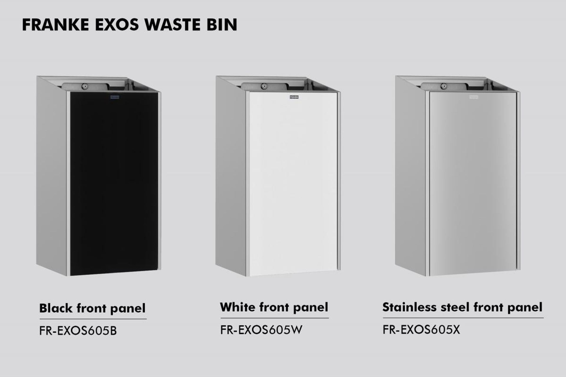 Perfectly Coordinated Franke Exos Accessories