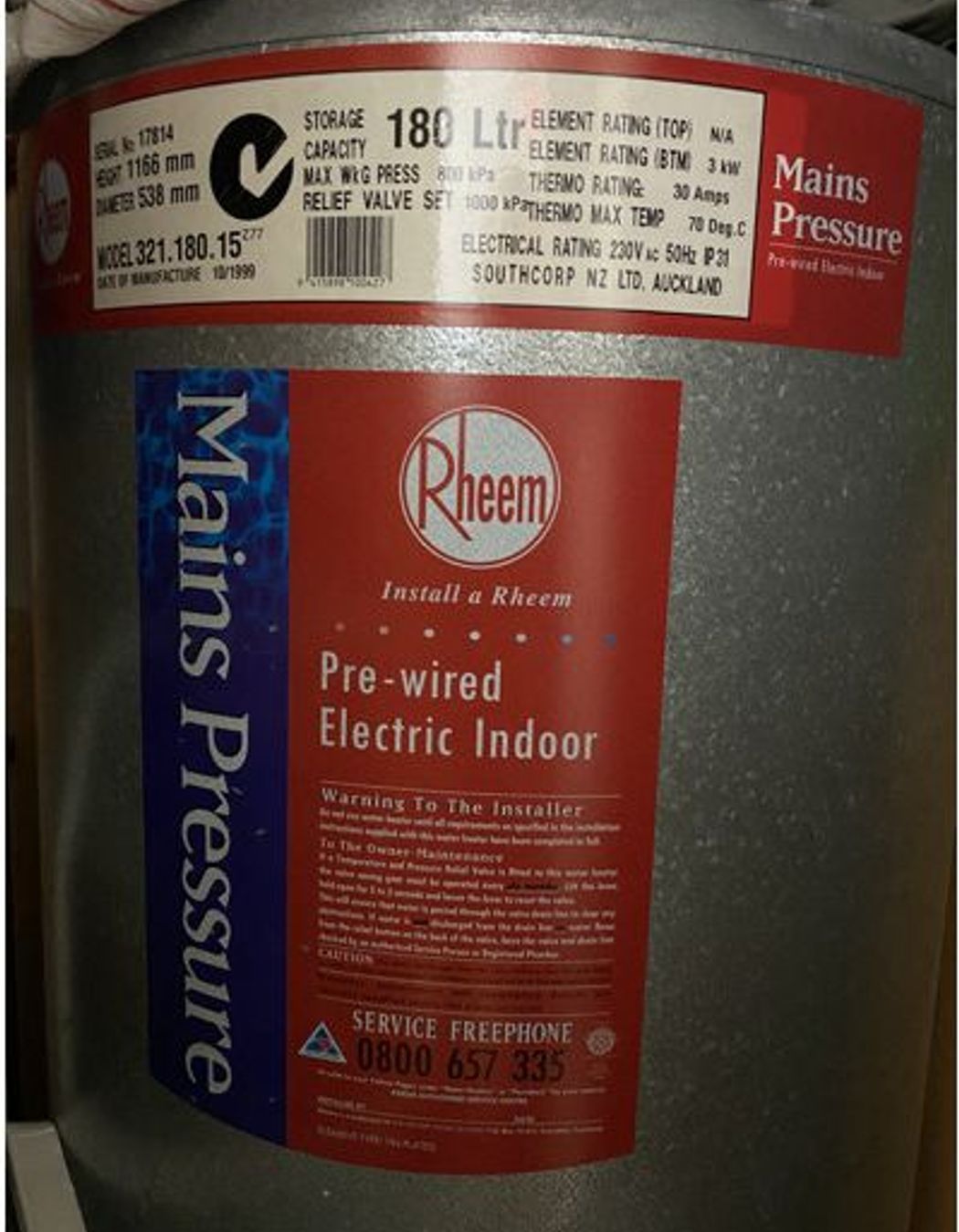 Most of the problems with no hot water are caused by a blown Hot Water Cylinder element