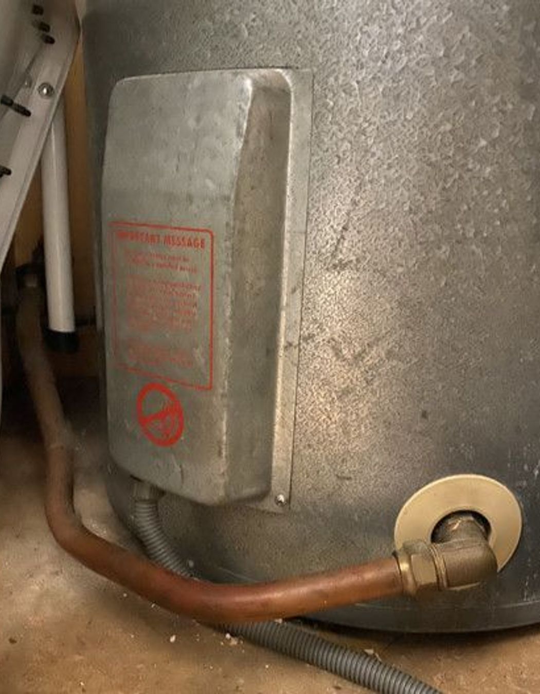 Hot water cylinder elements need a qualified electrician to safely replace them.