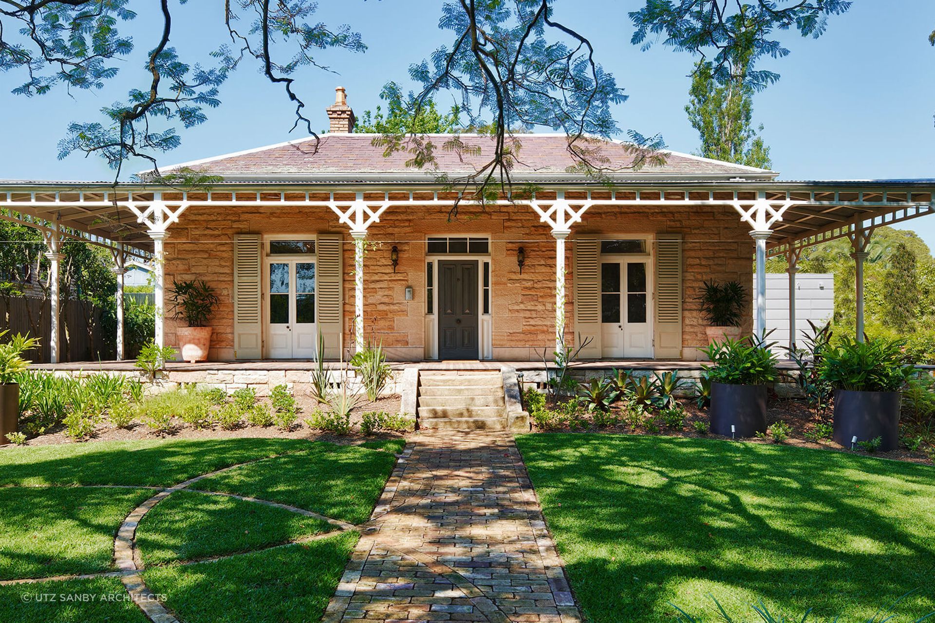 A fine cottage in a picturesque setting. Featured Project: Hunters Hill by Utz Sanby Architects