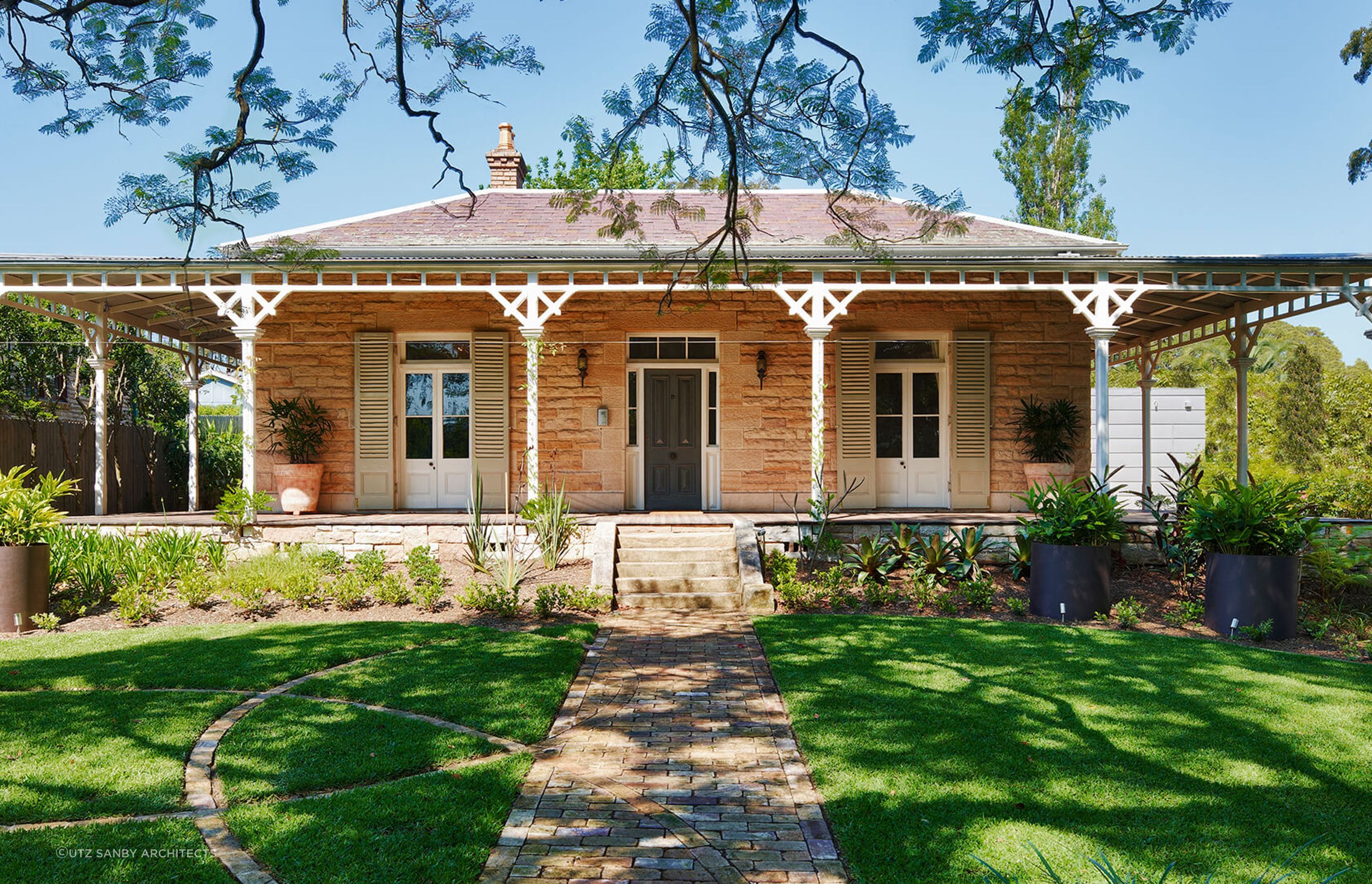 A fine cottage in a picturesque setting. Featured Project: Hunters Hill by Utz Sanby Architects