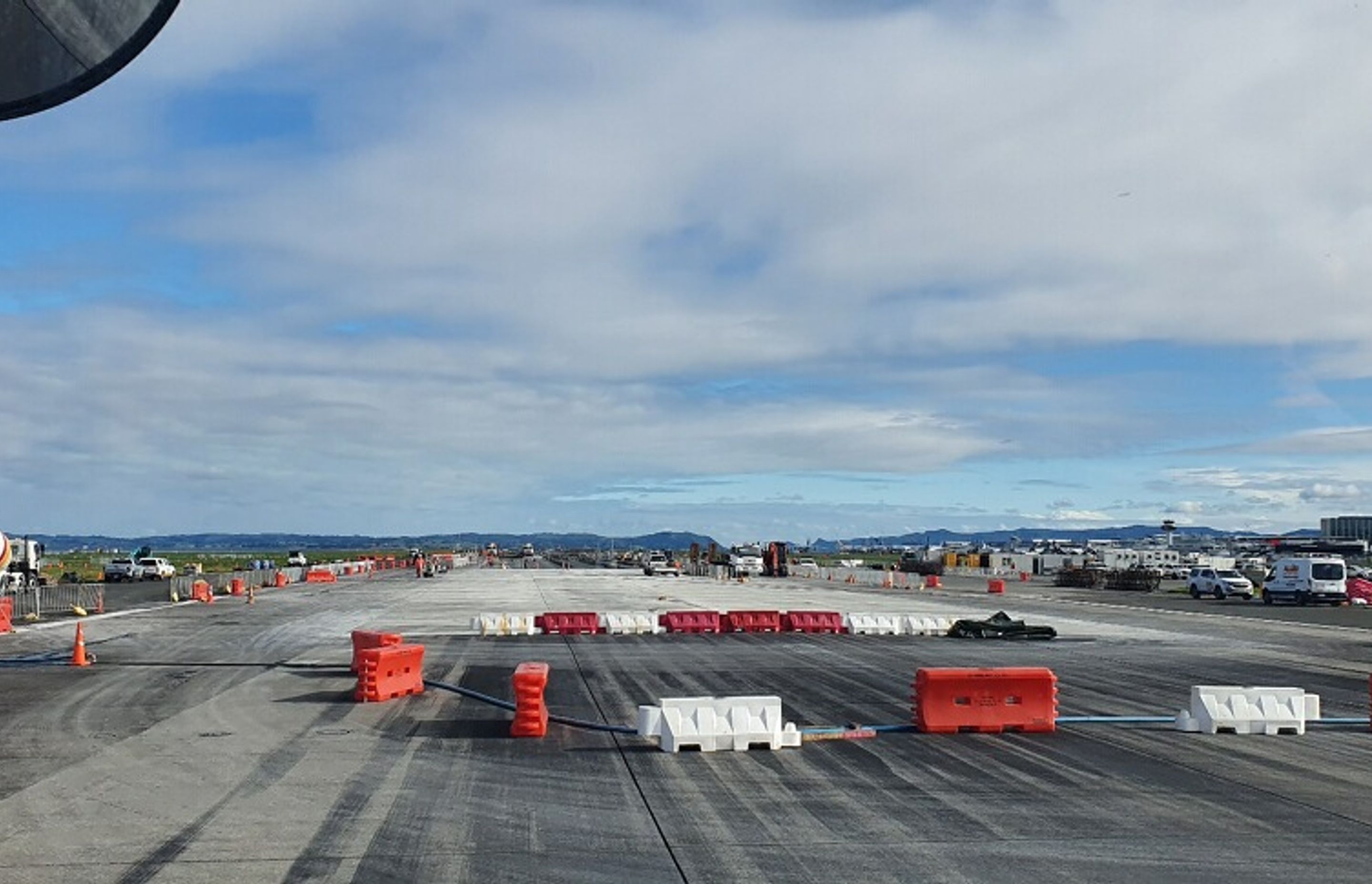 Runway maintenance at Auckland International Airport