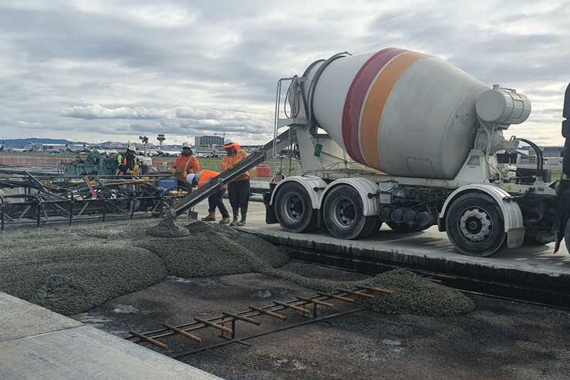 Runway maintenance at Auckland International Airport