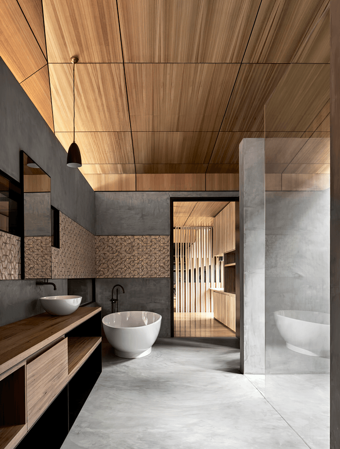 Out of the Ordinary by Branch Studio Architects | X-Bond Concrete-look Overlay by Alternative Surfaces | Photography by Peter Clark