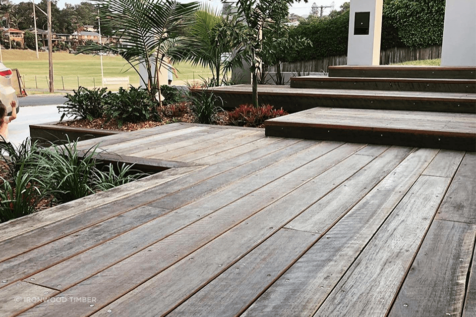 The tone and type of timber you use for a deck can be matched with other features, such as the timber you use for a fence or gate.