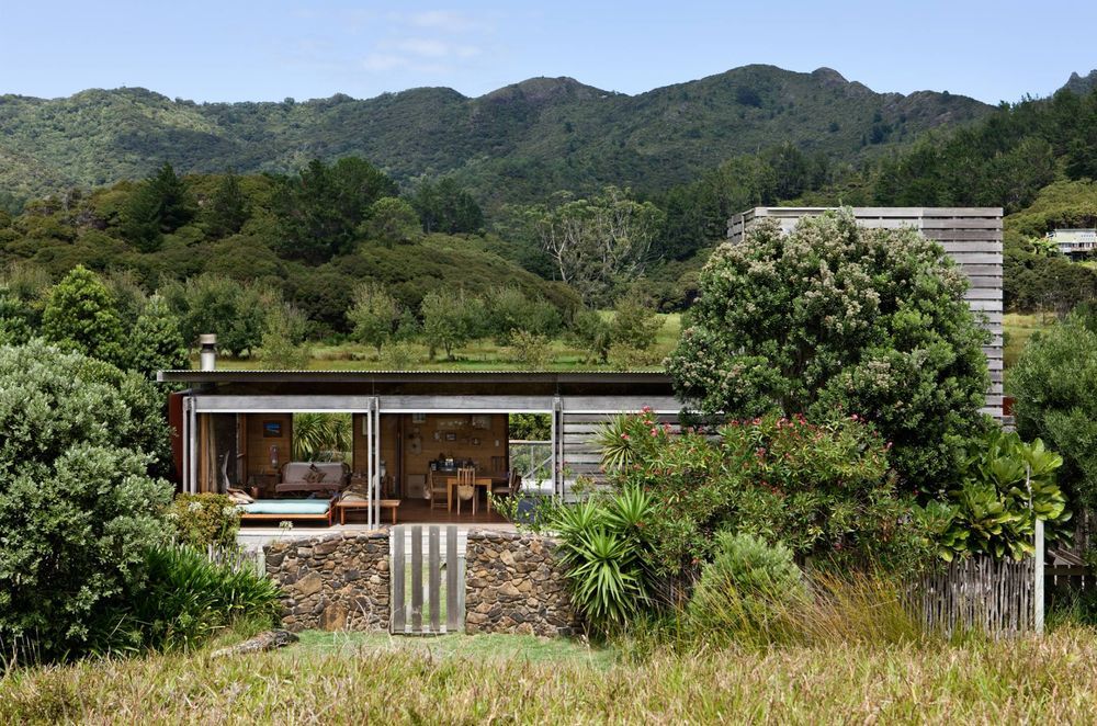 Island Bach, Great Barrier Island, by Herbst Architects.