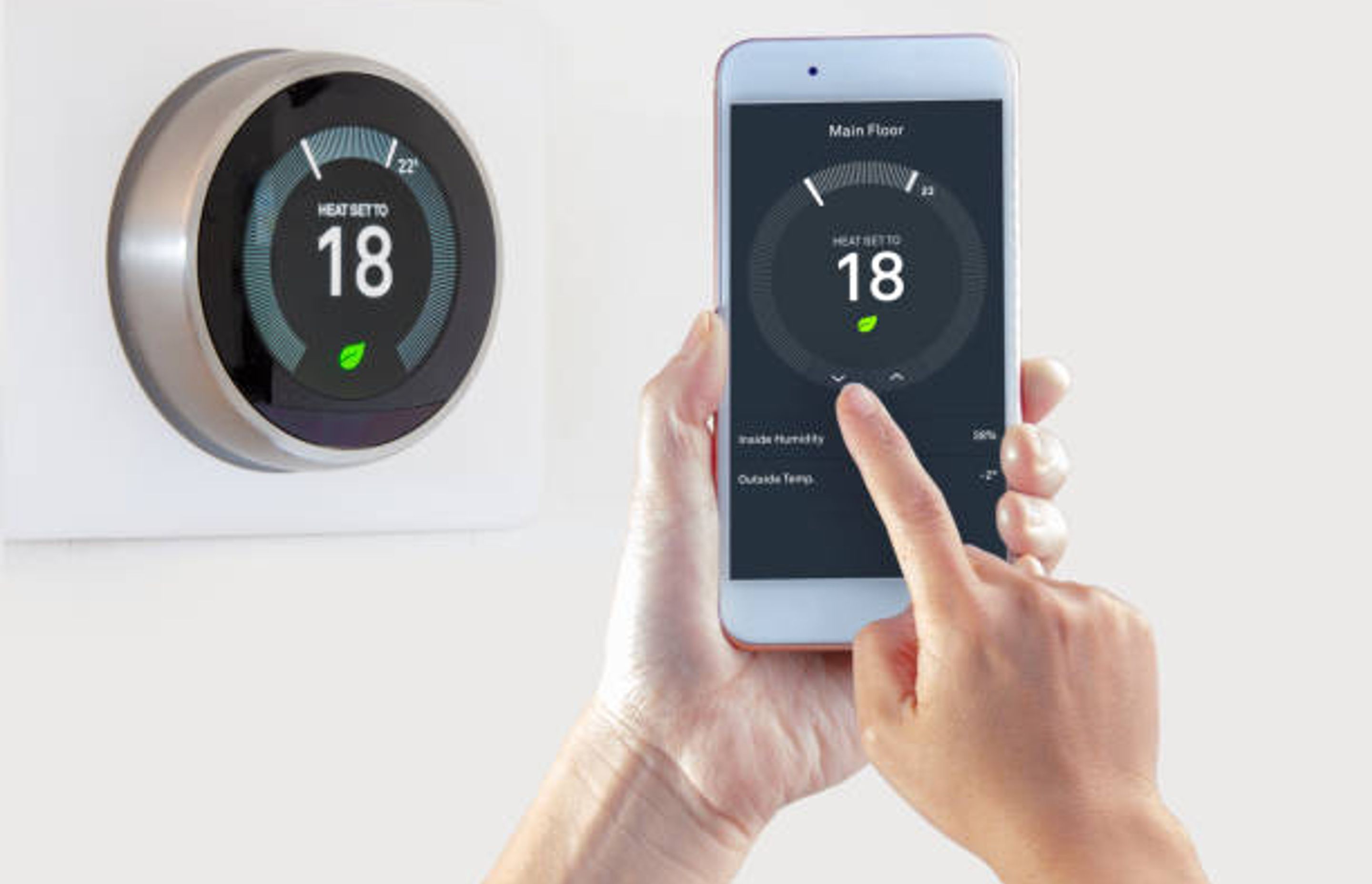 Smart Thermostat which can be controlled from phone | Photo Credit – iStock