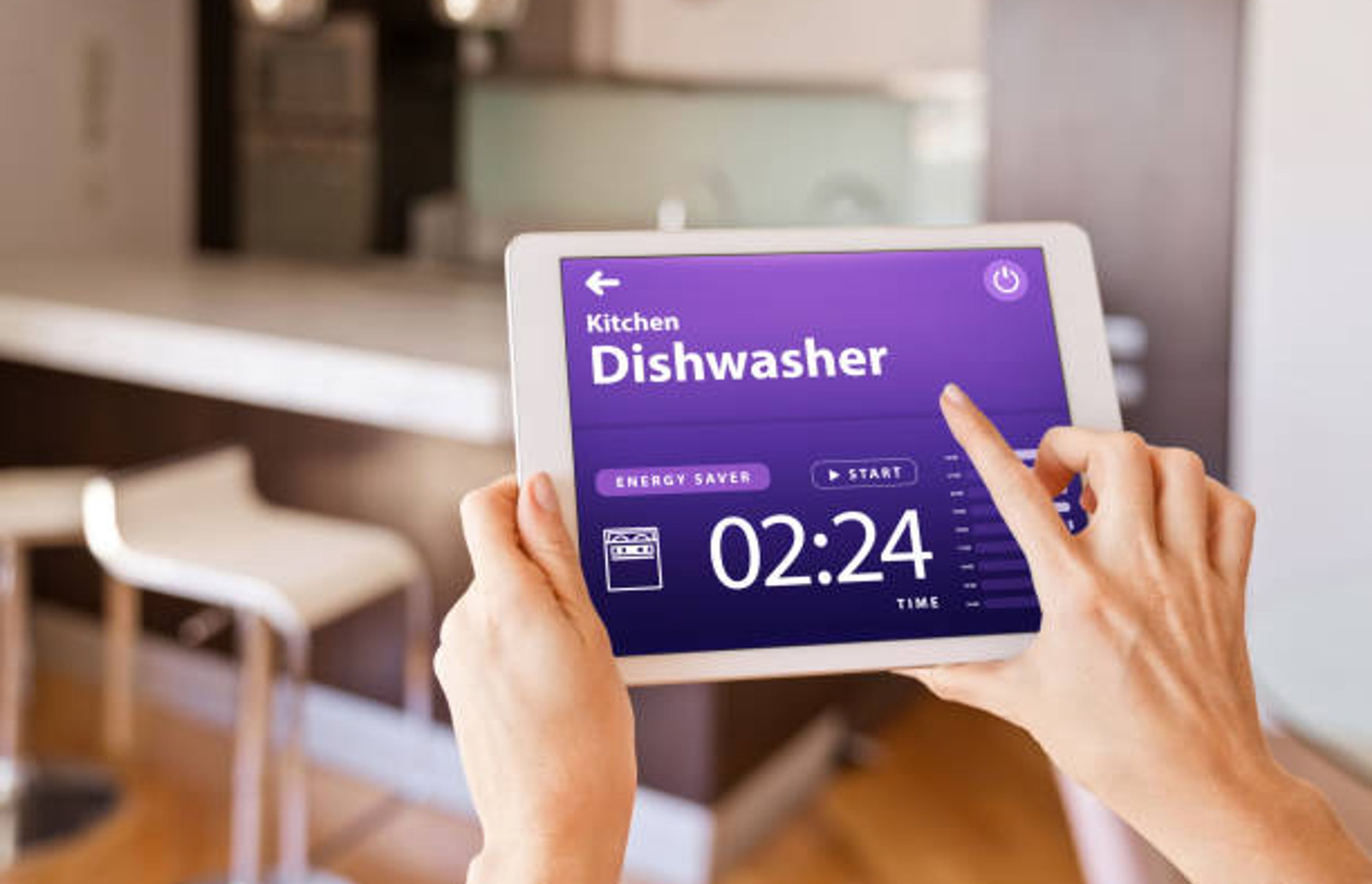 Example of having a smart dishwasher and features | Photo Credit – iStock