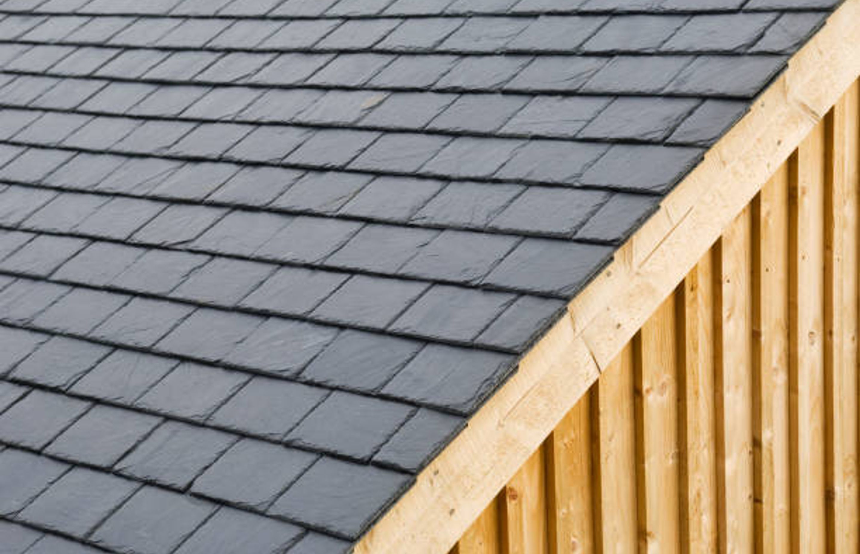 Slate tiles used on roof | Photo Credit – iStock
