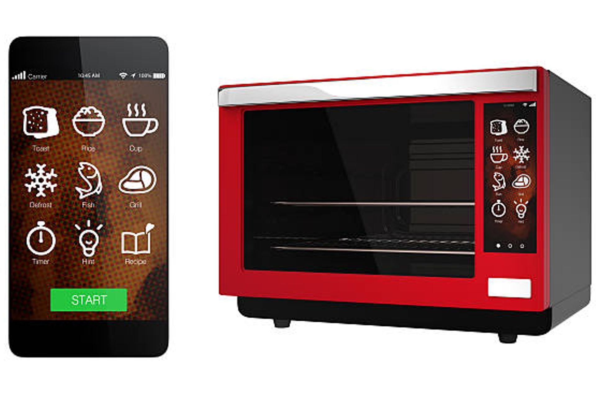 Example of a small smart oven | Photo Credit – iStock