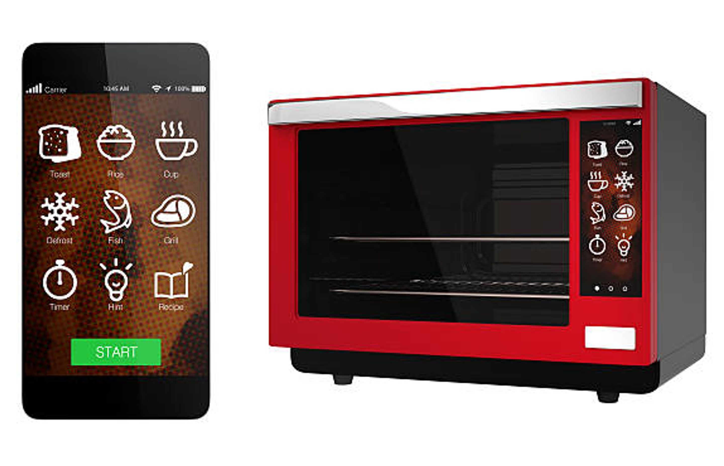 Example of a small smart oven | Photo Credit – iStock
