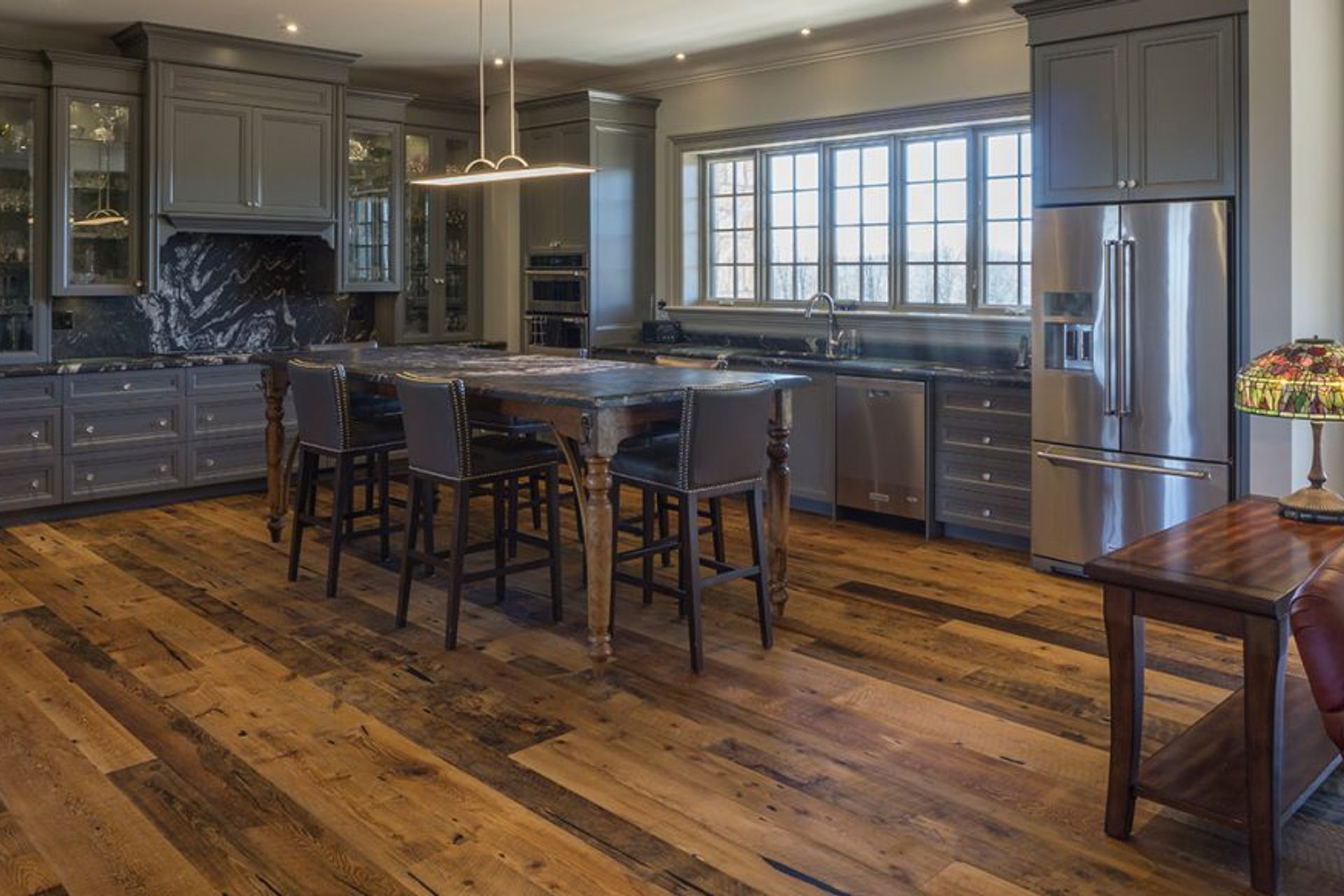 When to use wood floors in the kitchen