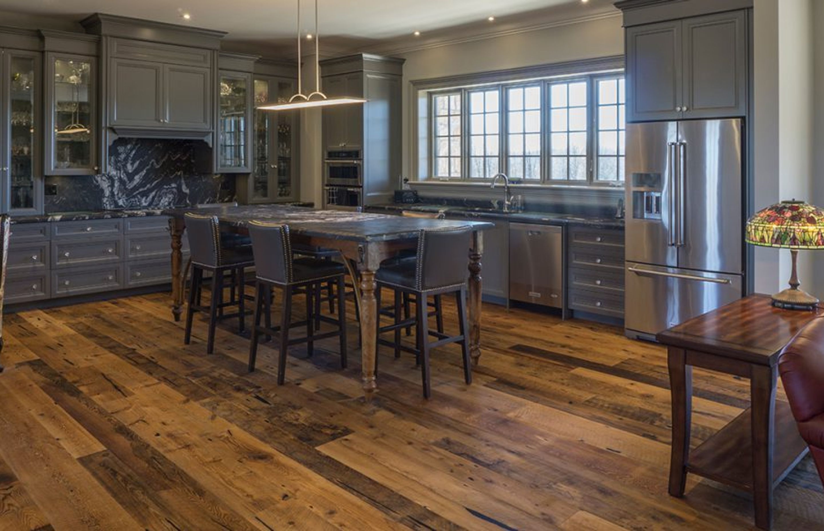 When to use wood floors in the kitchen