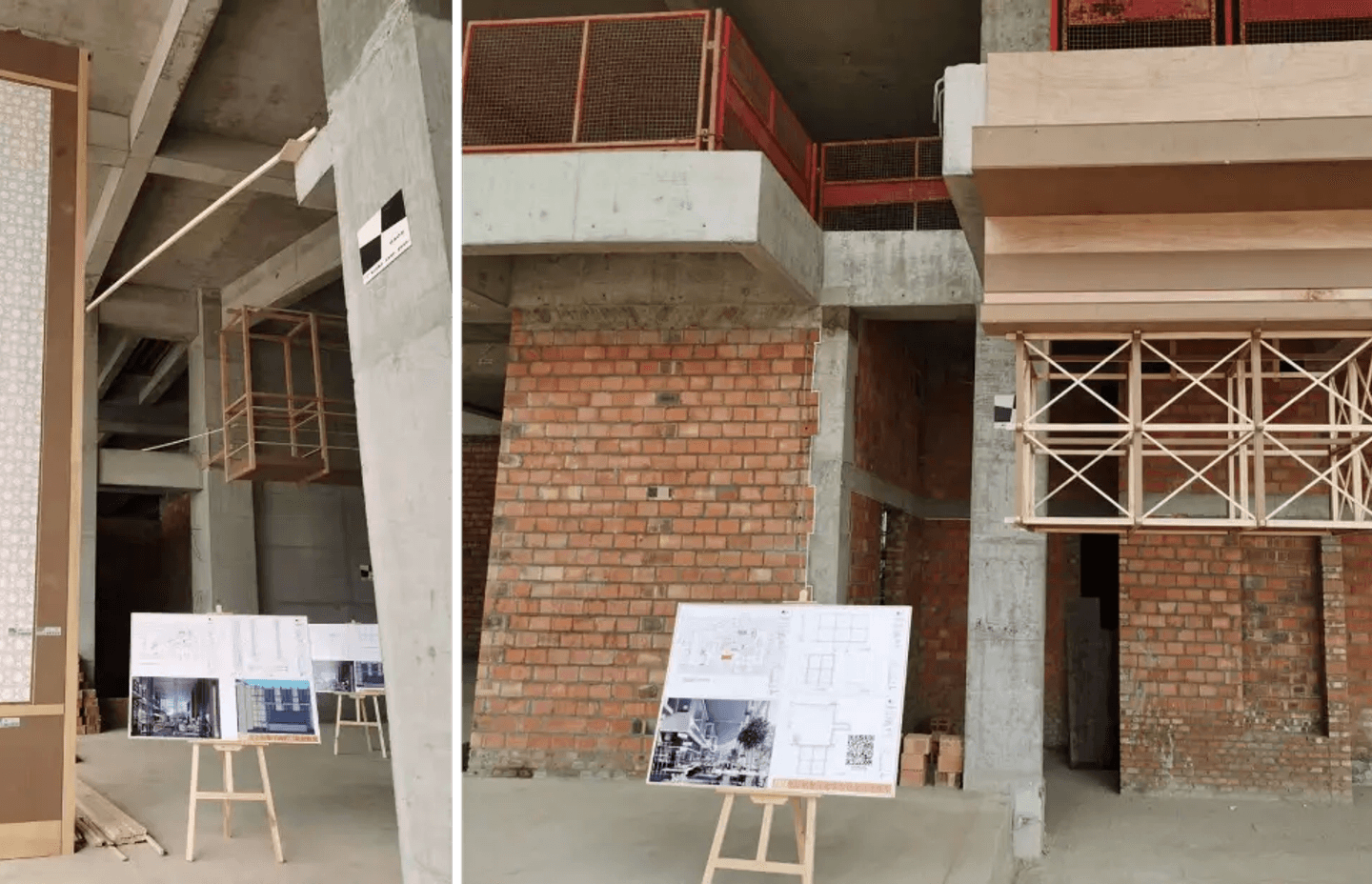 BIM model to guide mockup finishing on site
