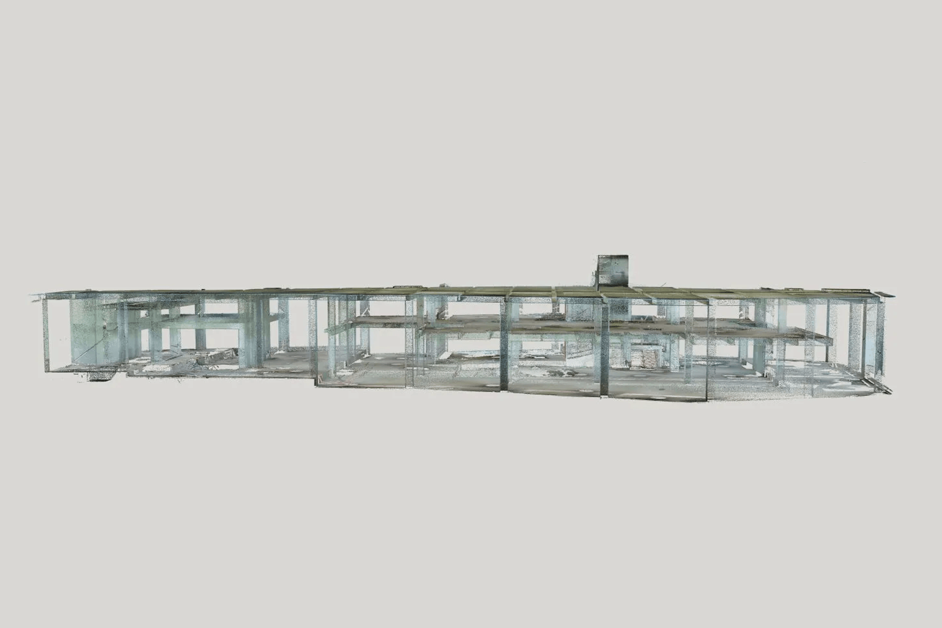 Update building BIM model based on 3D scan data