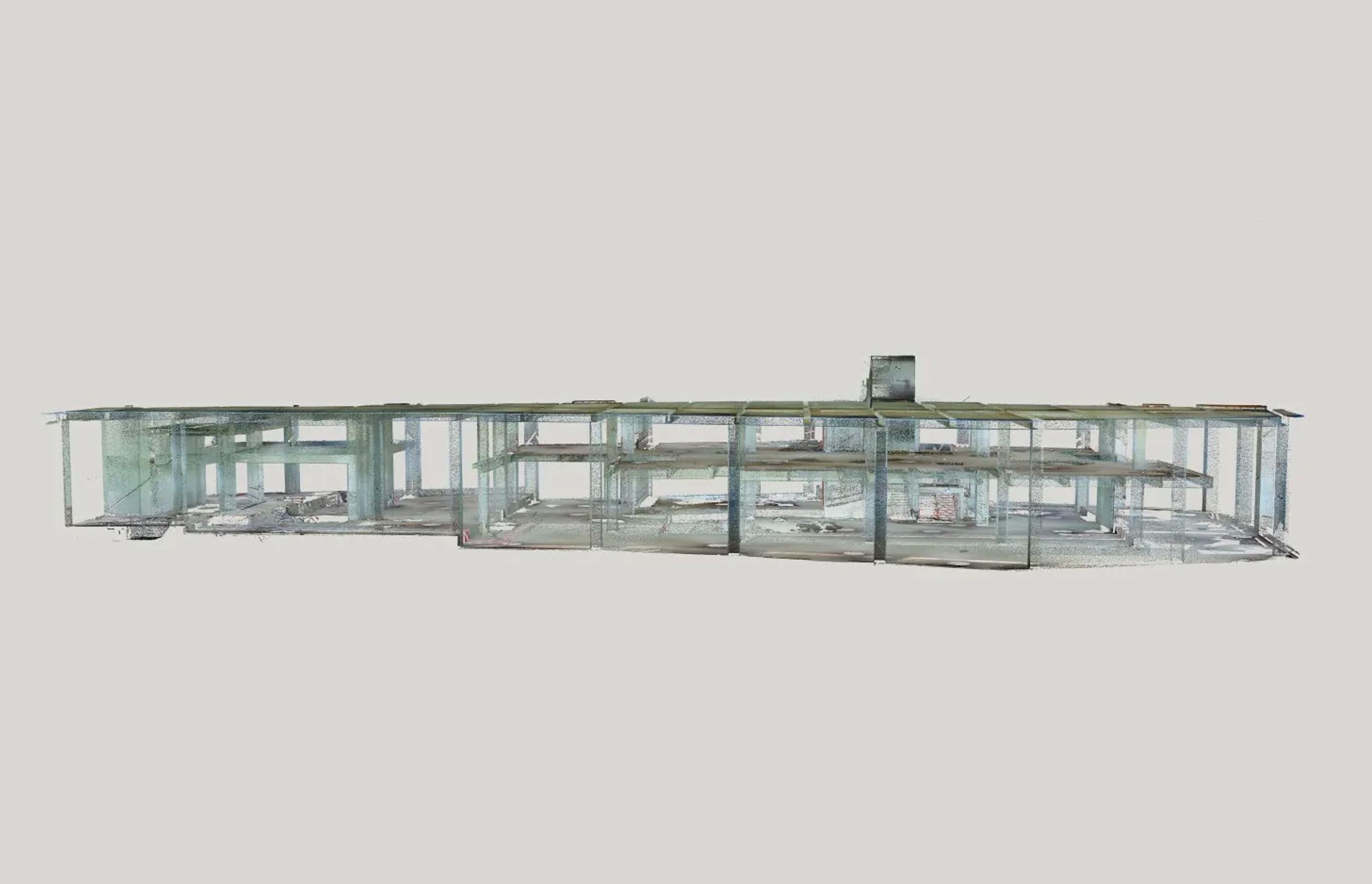 Update building BIM model based on 3D scan data