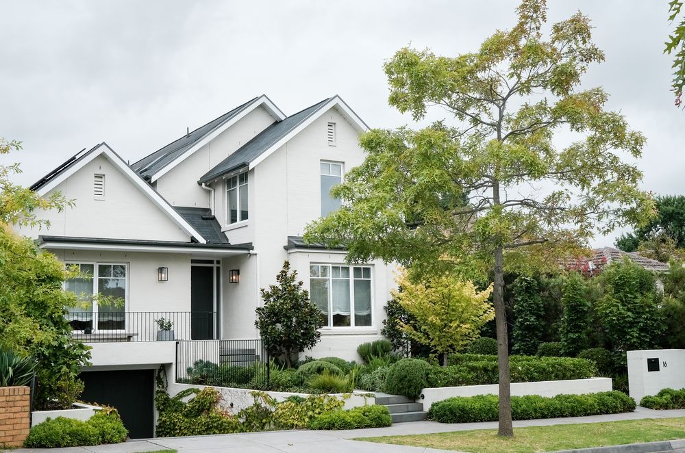 A contemporary house commands a contemporary garden