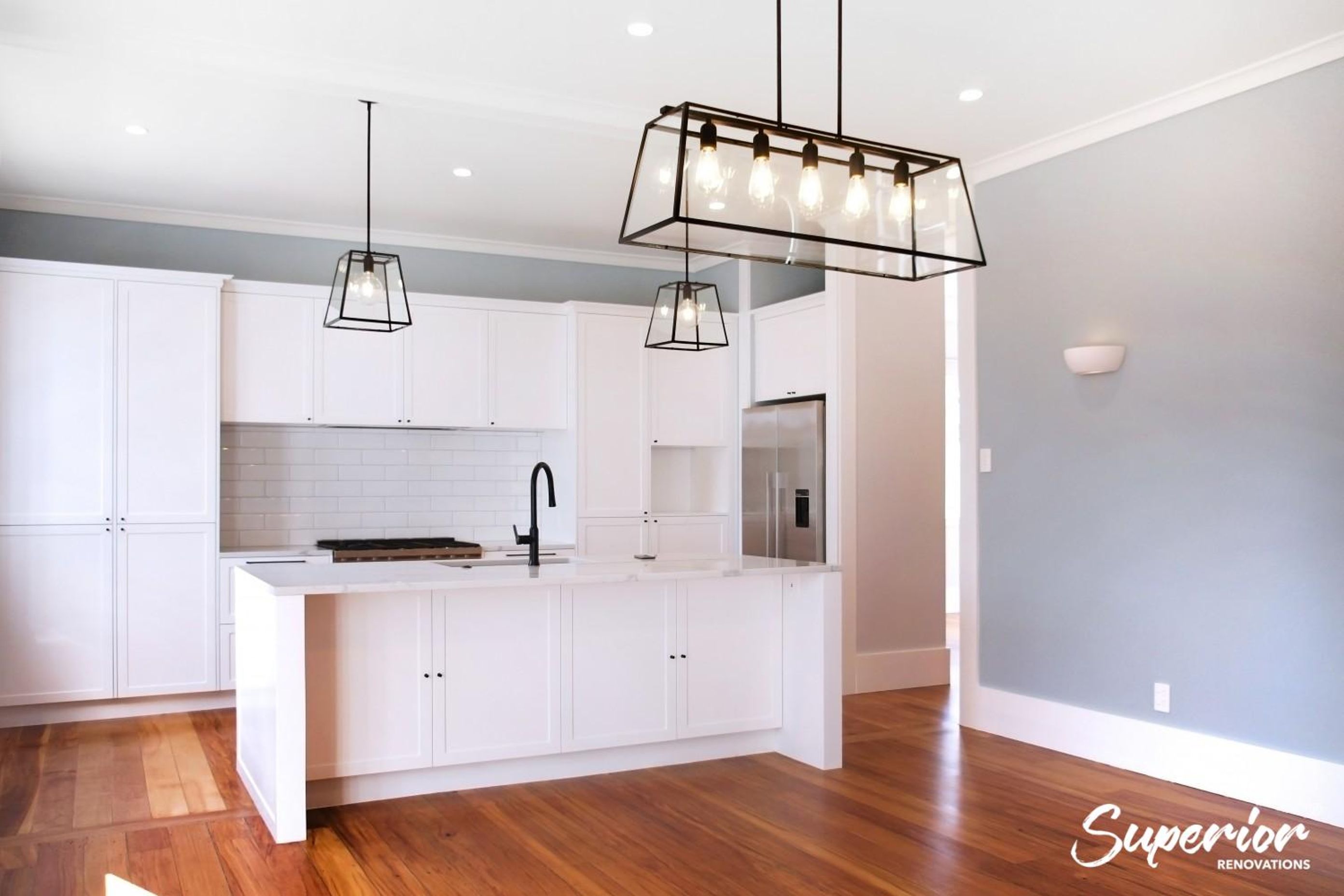 Kitchen Island Tying The Room Together