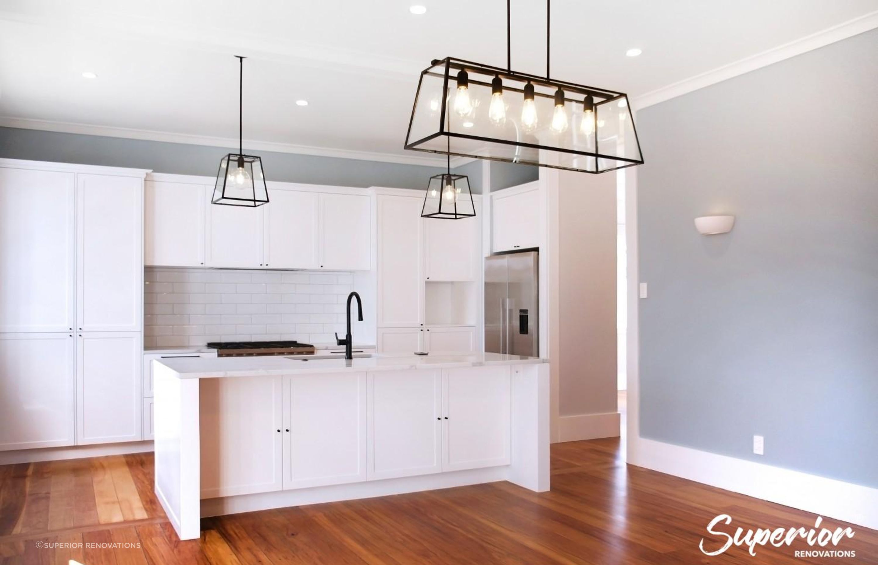 Kitchen Island Tying The Room Together