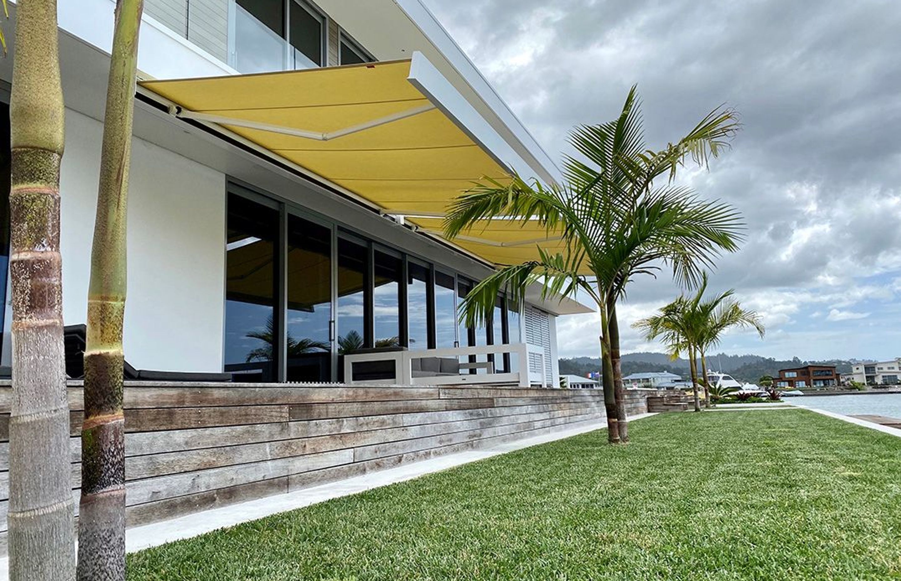 Weinor Kubata and Kubata LED Full Cassette Folding Arm Awning by Blinds by Peter Meyer