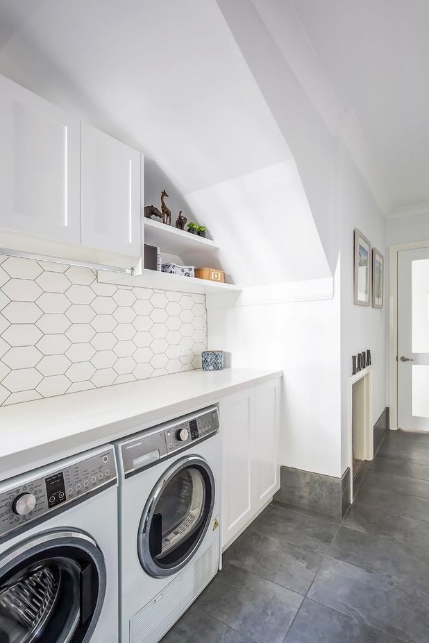 Hamptons Inspired Laundry Renovation on the Northern Beaches