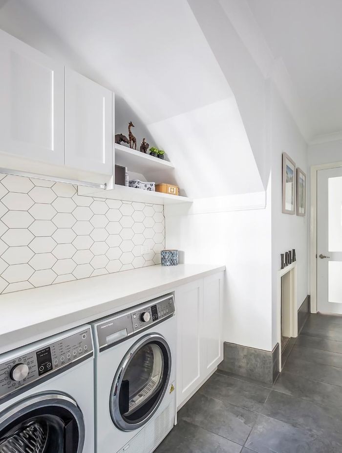 Hamptons Inspired Laundry Renovation on the Northern Beaches