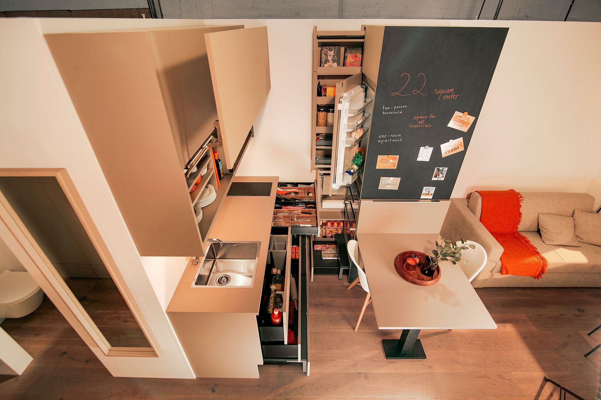 No room for wasted space in a compact new build