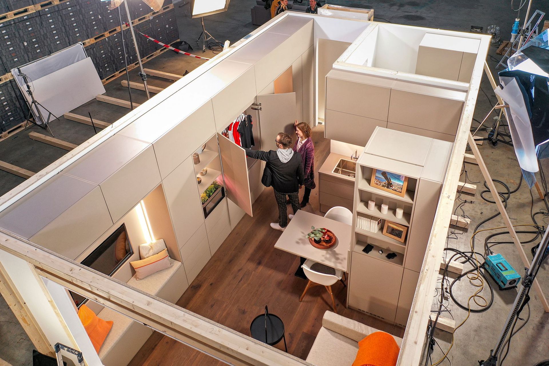 No room for wasted space in a compact new build