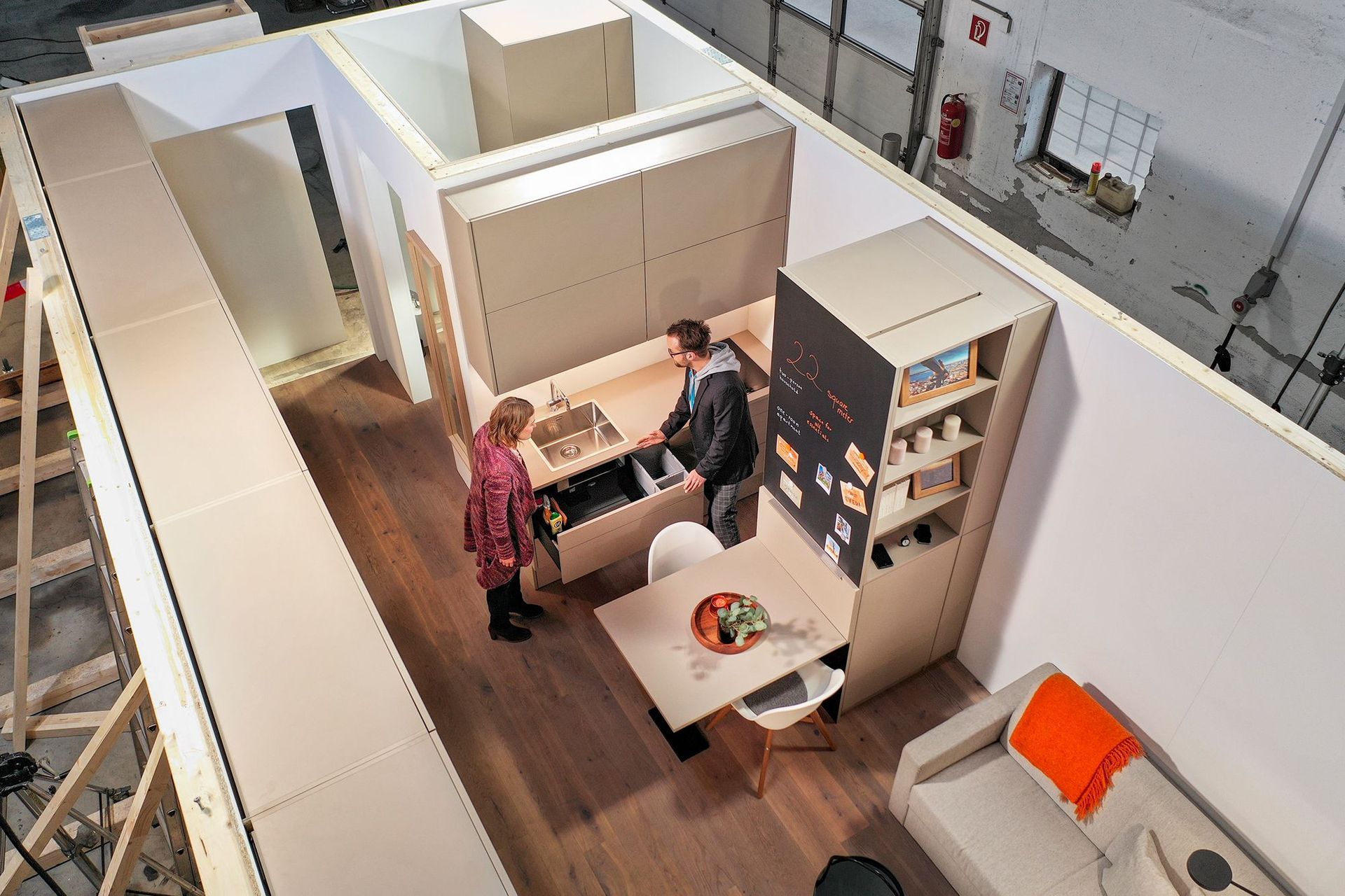 No room for wasted space in a compact new build