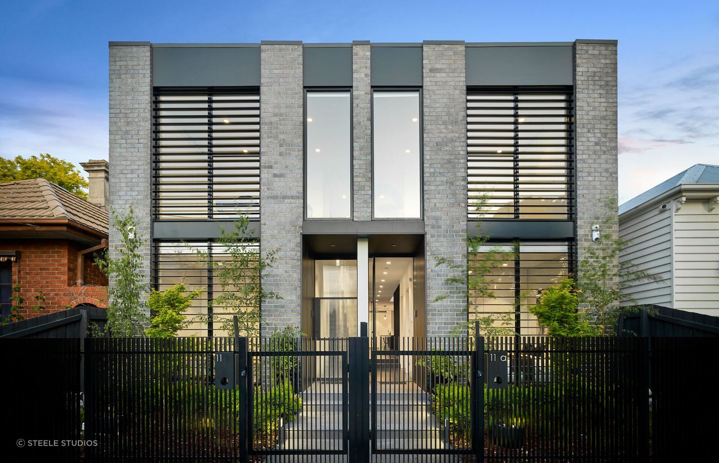 The stunning entrance to this townhouse in Cremorne.