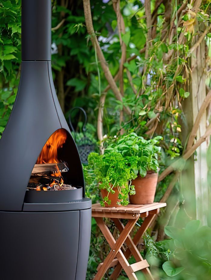 Nothing beats the look and feel of a natural flame in an outdoor area