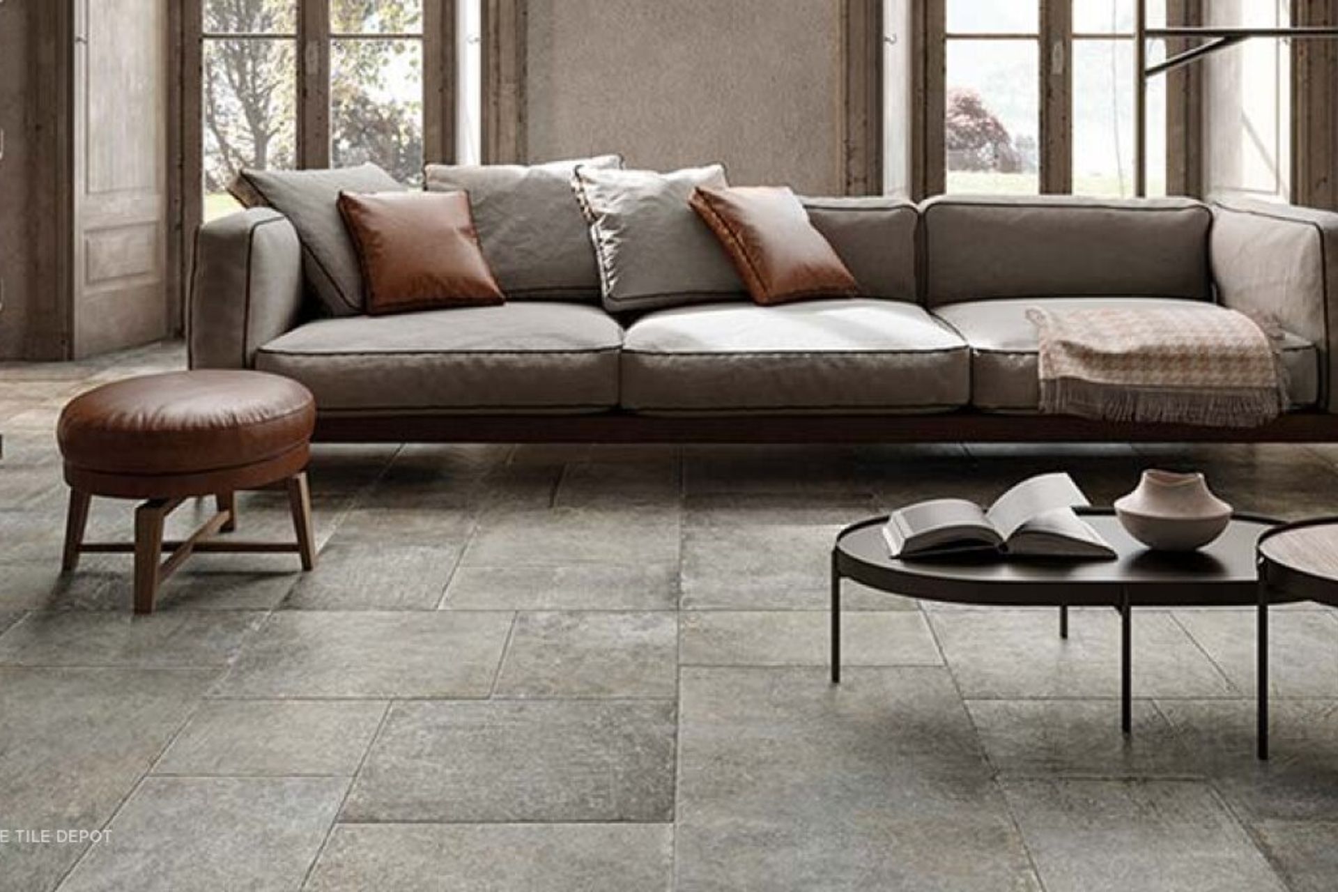 Non-glazed tiles from the Heritage Collection (Tile depot 2021)