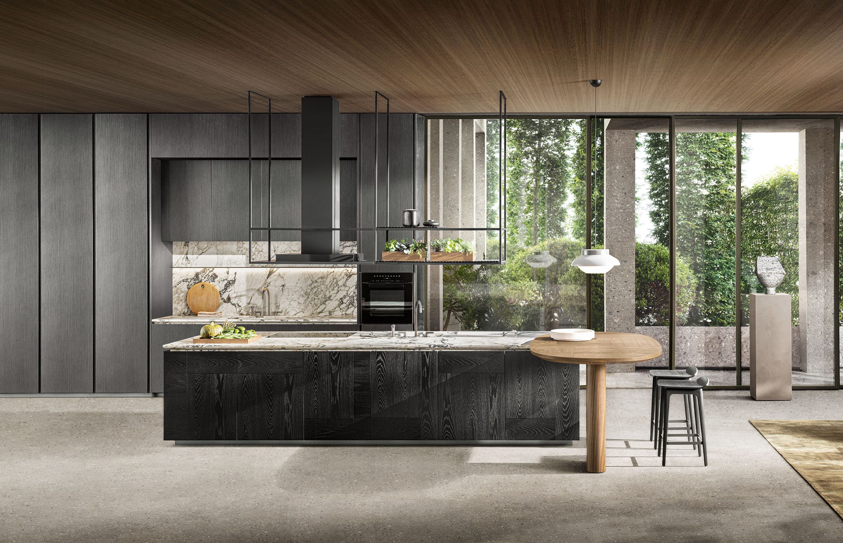 Paying homage to both Piet Mondrian and Carlo Scarpa, Intersection by Vincent Van Duysen is a kitchen with a strong expressive character and refined details that combine in unparalleled craftsmanship.
