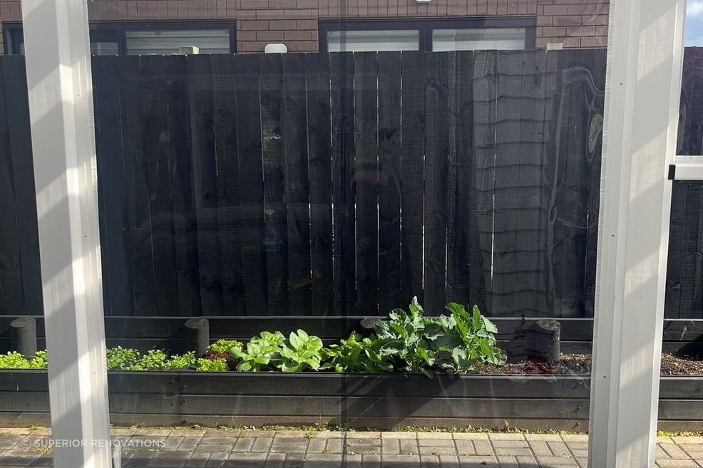 Pergola with Glass.