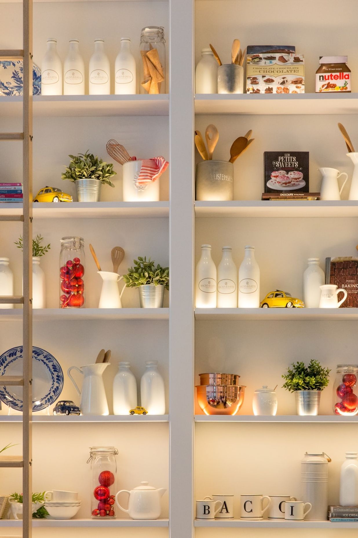 Lighting in shelves/pantry | Photo Credit - Unsplash