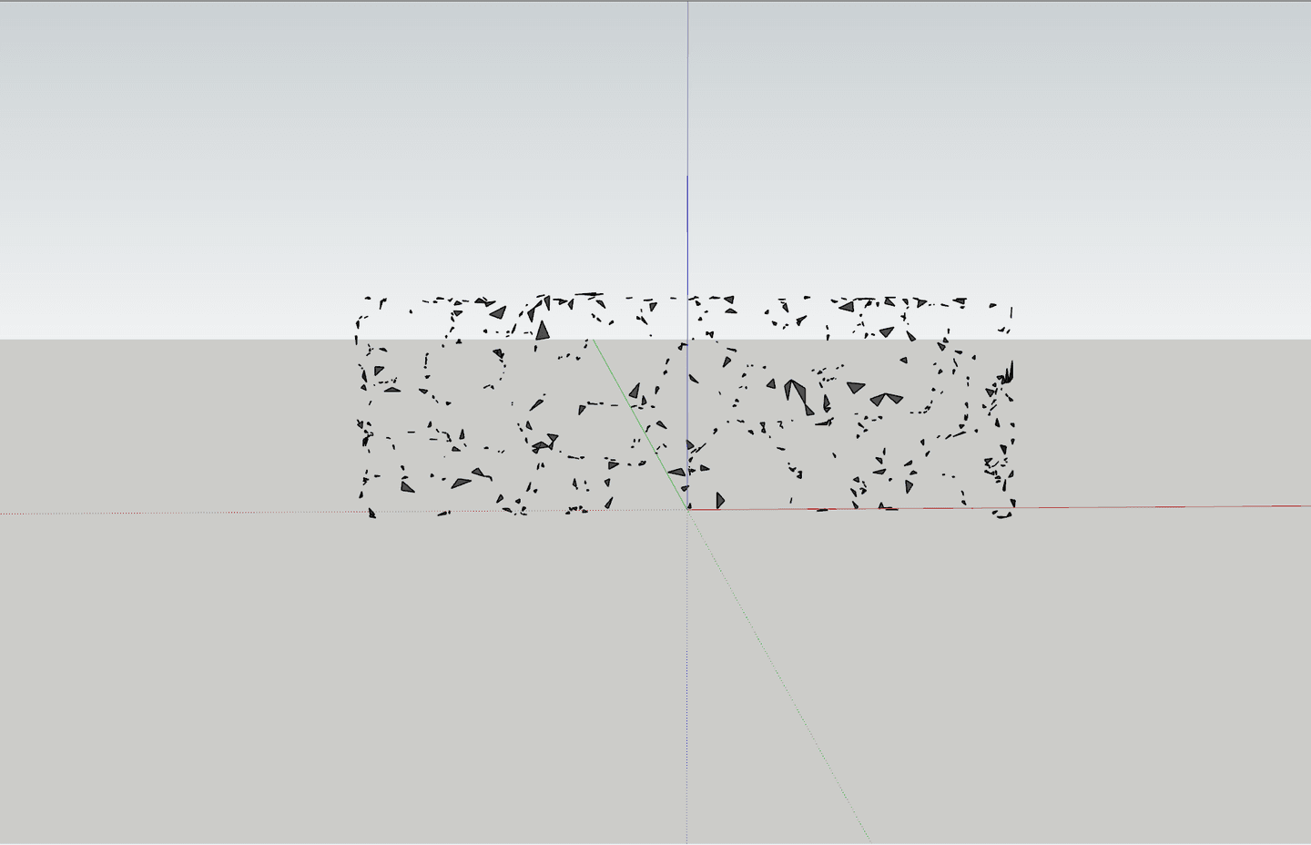 Proxy placeholder appearance in SketchUp.