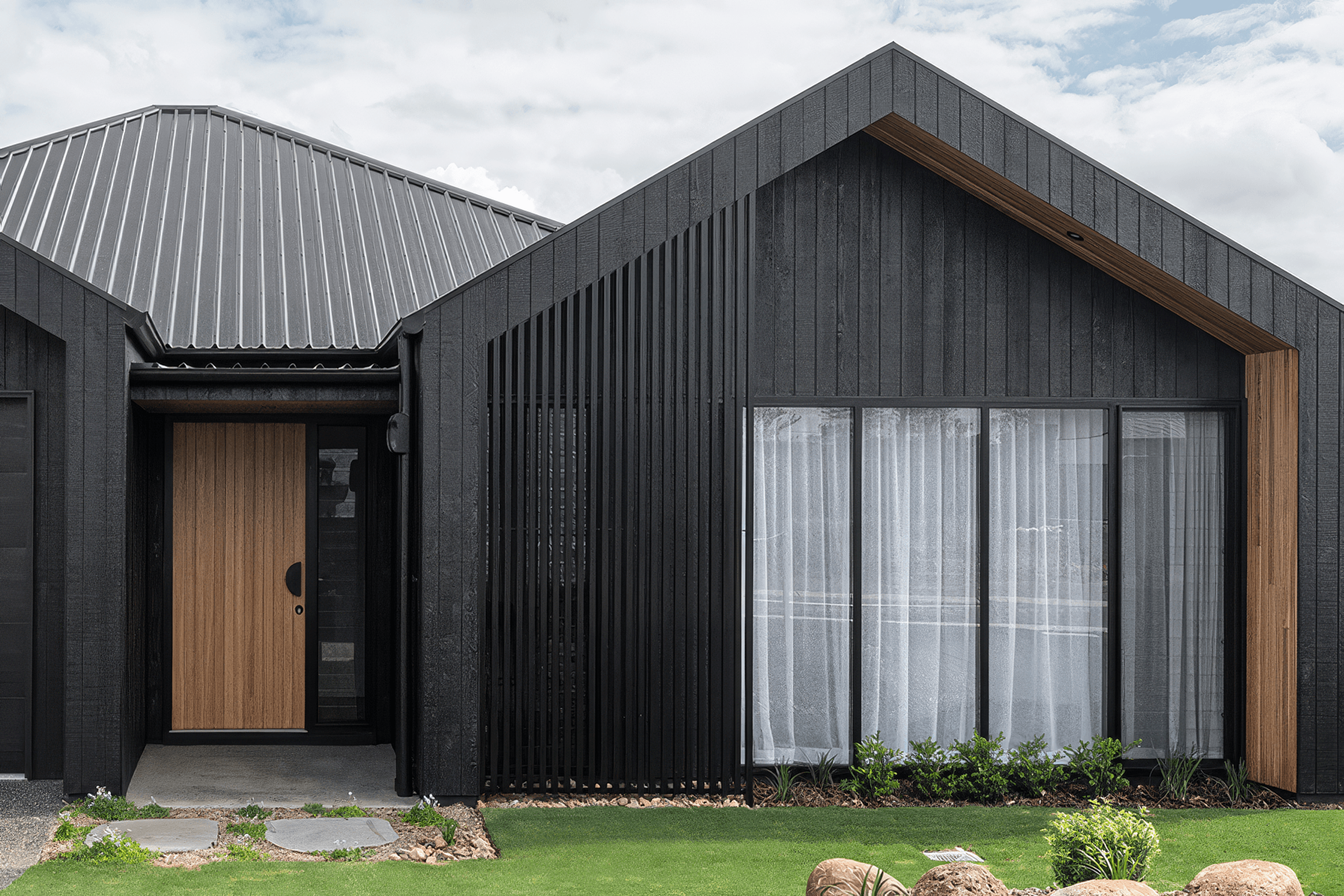 Weathergroove 150 Natural stained Intergrain Charred