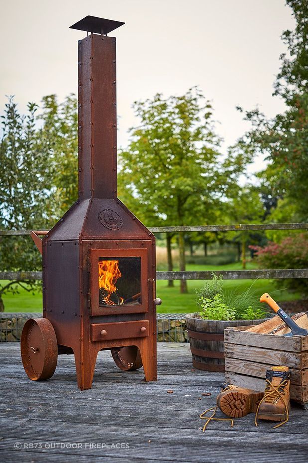 Say goodbye to the BBQ and hello to a dual-function outdoor fireplace - perfect for heating and cooking