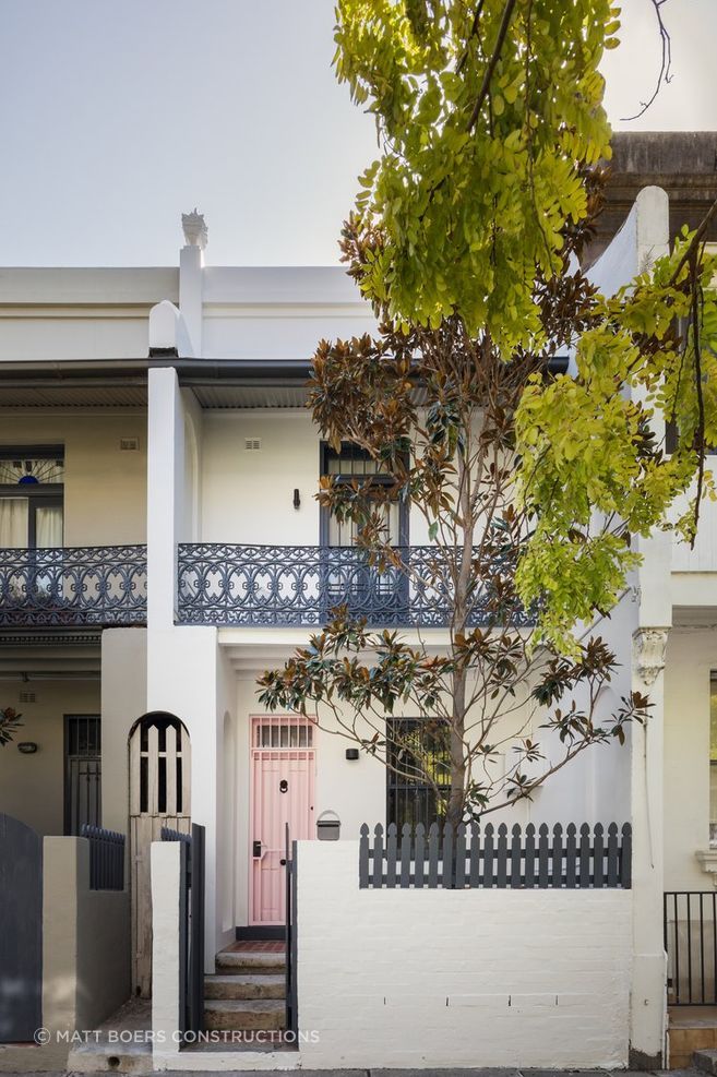 Terrace houses can be found in many historical suburbs. Featured Project: Redfern Terrace by Matt Boers Constructions